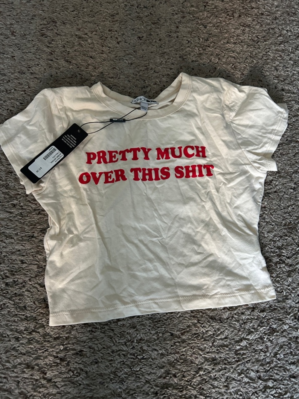 Fashion nova crop tee